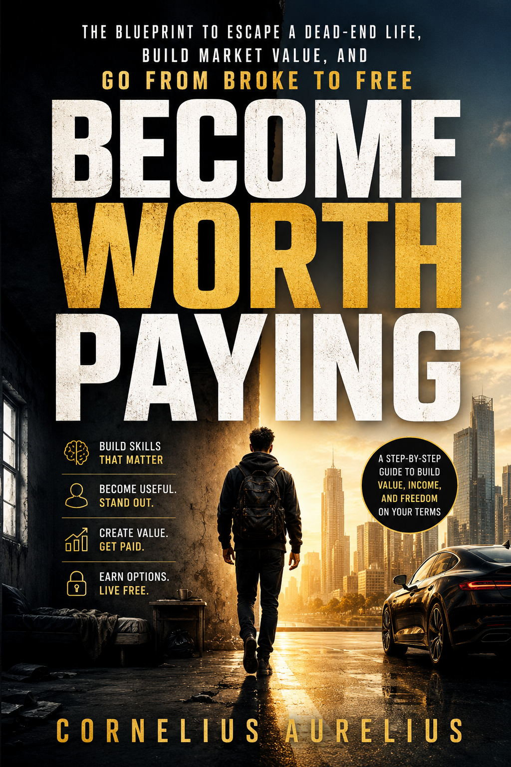 Become Worth Paying ebook cover by Cornelius Aurelius